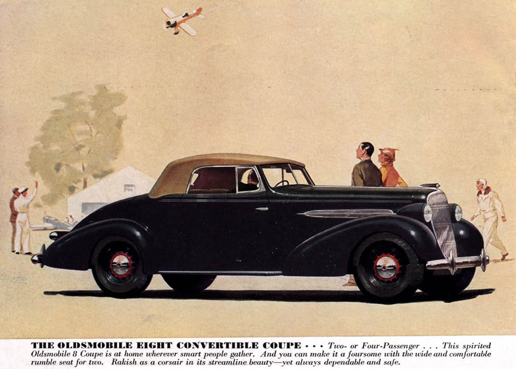 1935 Oldsmobile Motor Cars Brochure Page 24